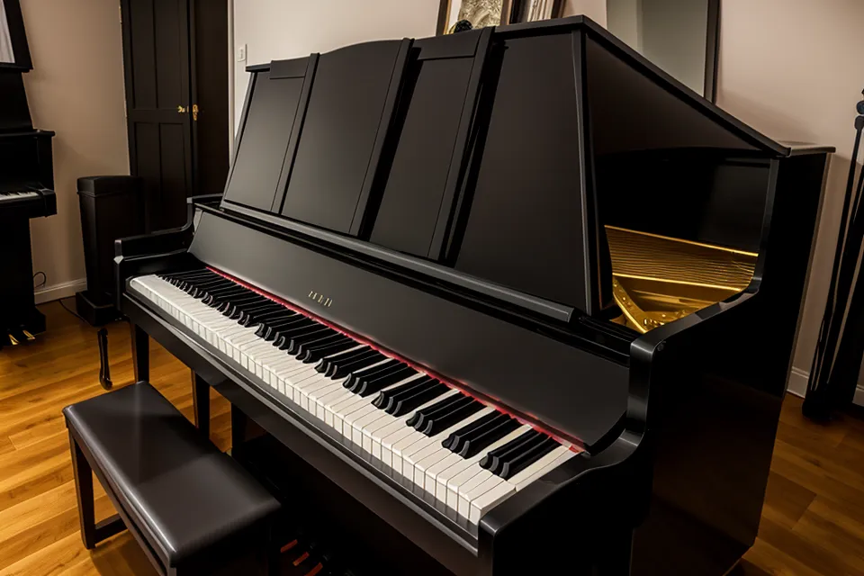 Klavier Dynamik verbessern: Mehr Gefühl beim Wiedereinstieg nach langen Jahren – Digitalpiano-Tasten im Nahlicht beim Üben von Dynamik