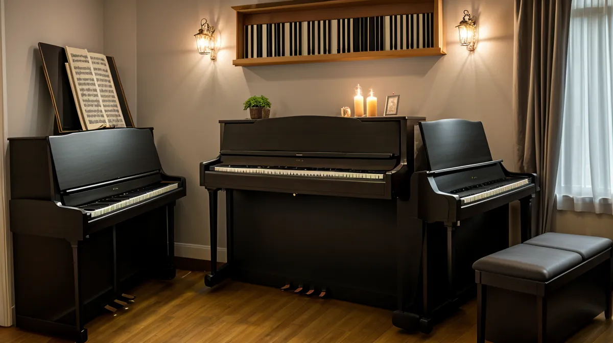 Klavier üben am Abend mit Katze im Haushalt – Digitalpiano-Tipps für den Wiedereinstieg