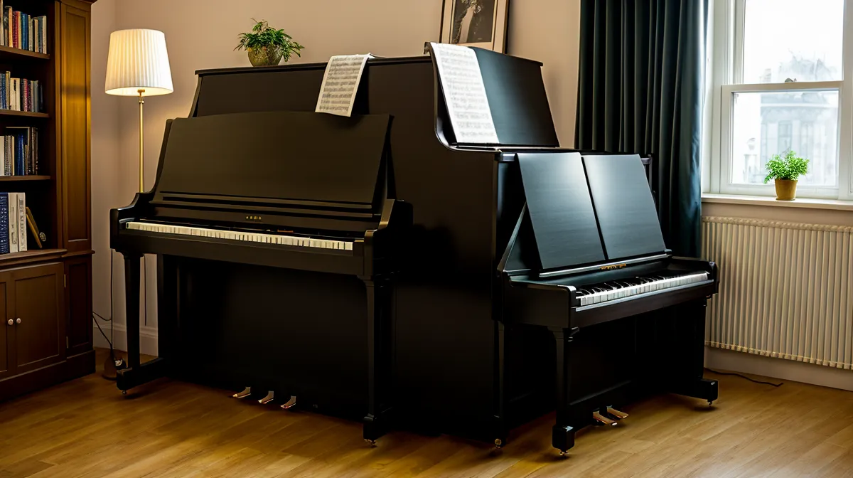 Klavier-Wiedereinstieg für Erwachsene: Digitalpiano als Symbolbild für den Neuanfang im Online-Kurs-Test von meineMusikschule Klavier